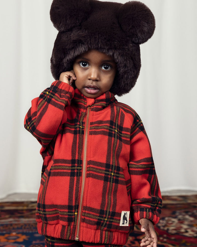 [Mini Rodini] Faux Fur Ear Hat - Brown