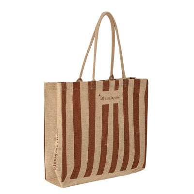 Bloomingville Bergamo shopping bag, brown, jute