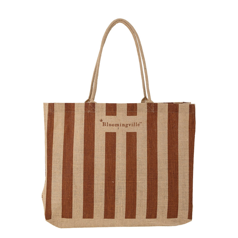 Bloomingville Bergamo shopping bag, brown, jute