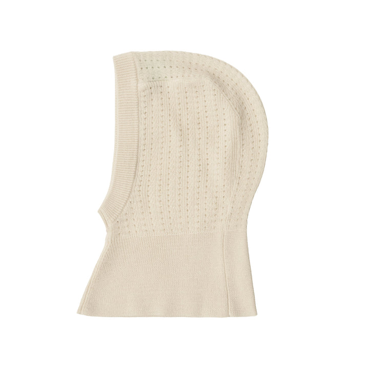 [FUB] Baby Pointelle Balaclava - Ecru