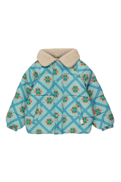 [TINY COTTONS] Folklore Kurze Steppjacke - Salbei