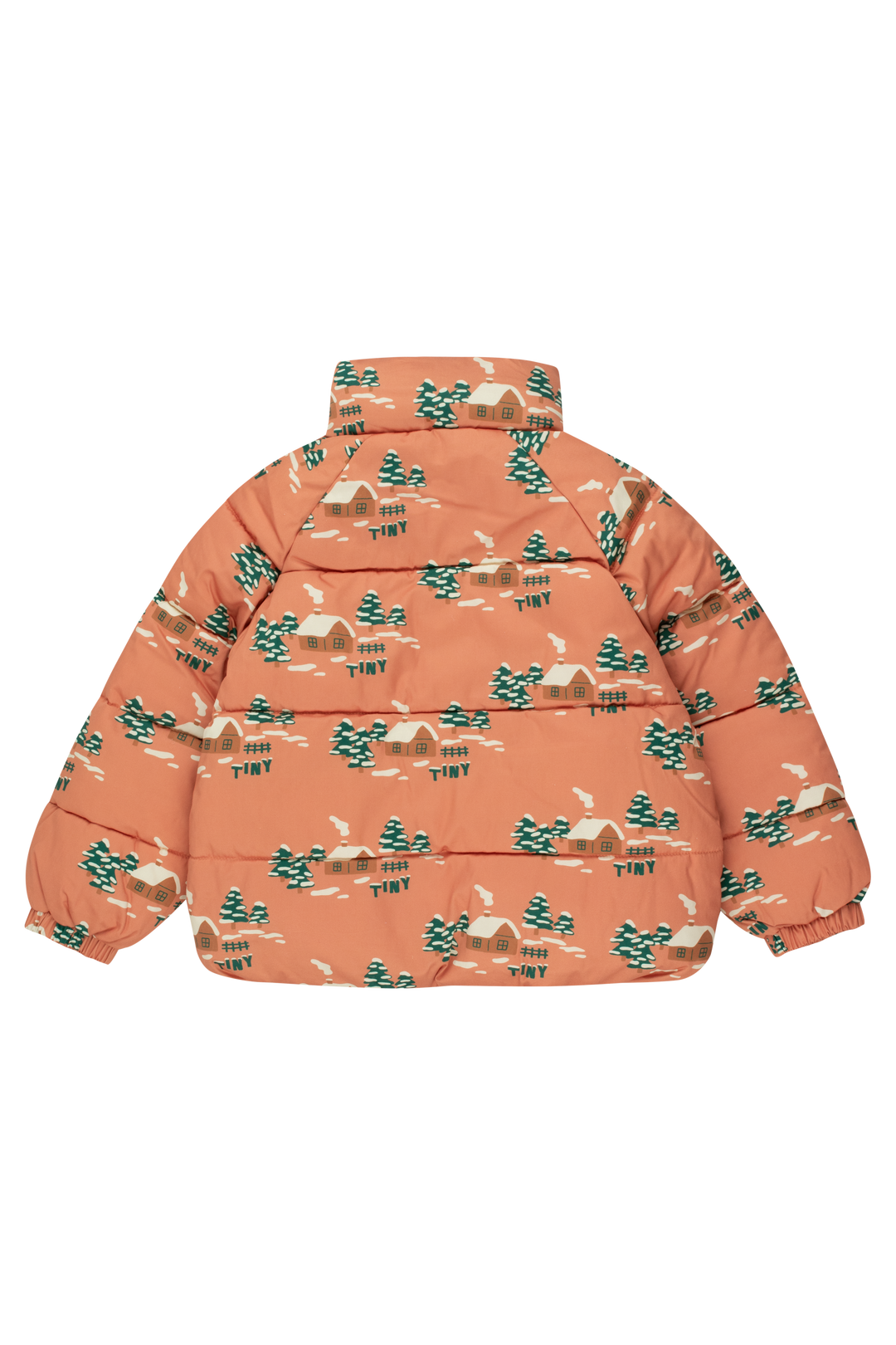 [TINY COTTONS] Kurze wattierte Cottage-Jacke - Helles Rostrot