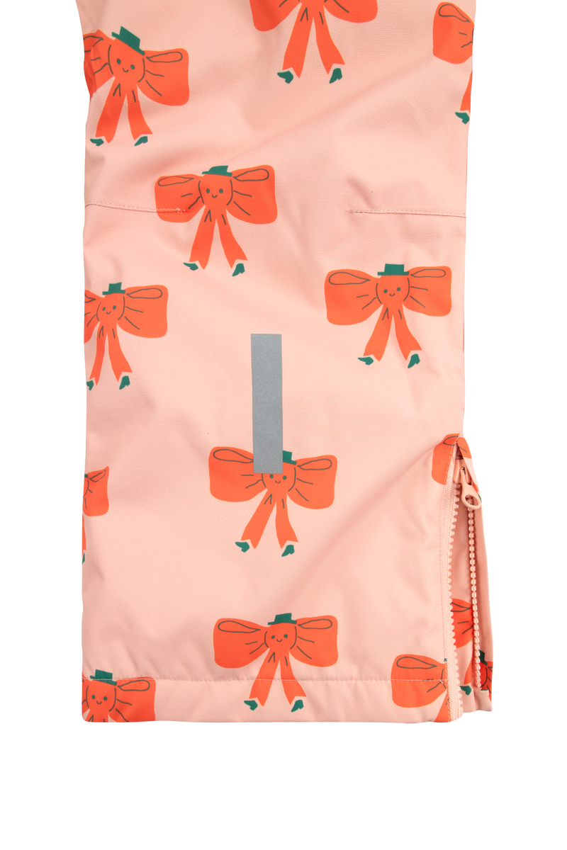 [TINY COTTONS] Tiny Bow Snow Trousers - Peach