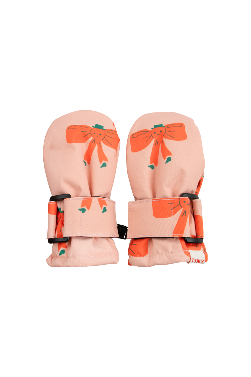 [TINY COTTONS] Tiny Bow Mittens - Peach