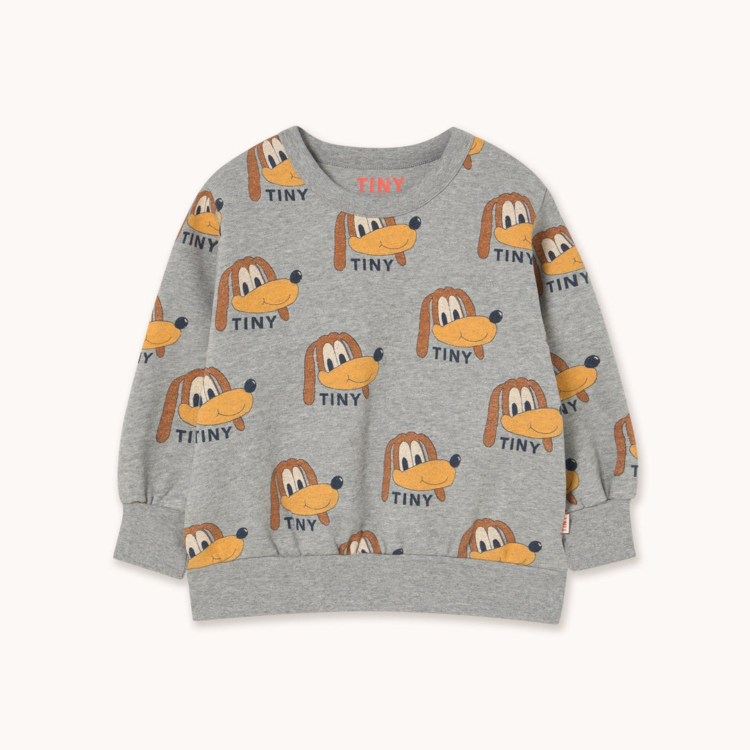 [TINYCOTTONS] Dogs Sweatshirt - Medium Grey Heather