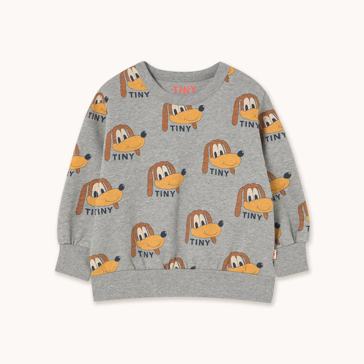 [TINYCOTTONS] Dogs Sweatshirt - Medium Grey Heather