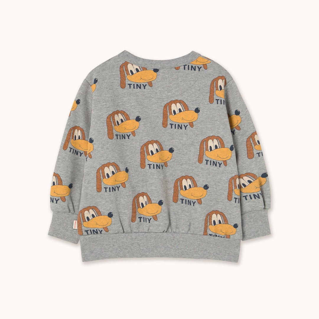 [TINYCOTTONS] Dogs Sweatshirt - Medium Grey Heather