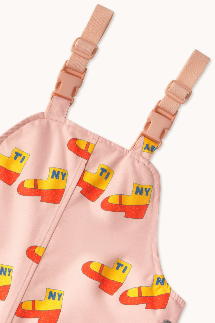 [TINYCOTTONS]Walk Snow Dungarees - Wild Rose