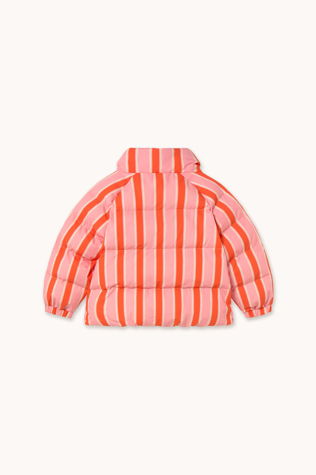 [TINYCOTTONS] Retro Stripes Padded Jacket - Summer Red / Pink