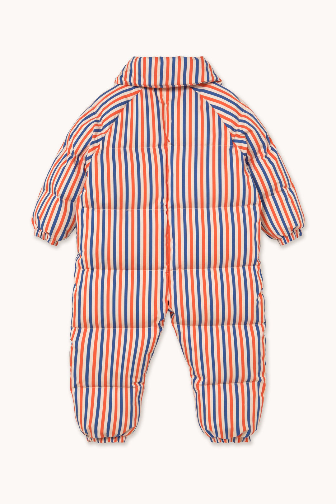 [TINYCOTTONS] Stripes Padded Overall - Summer Red / Dark Blue
