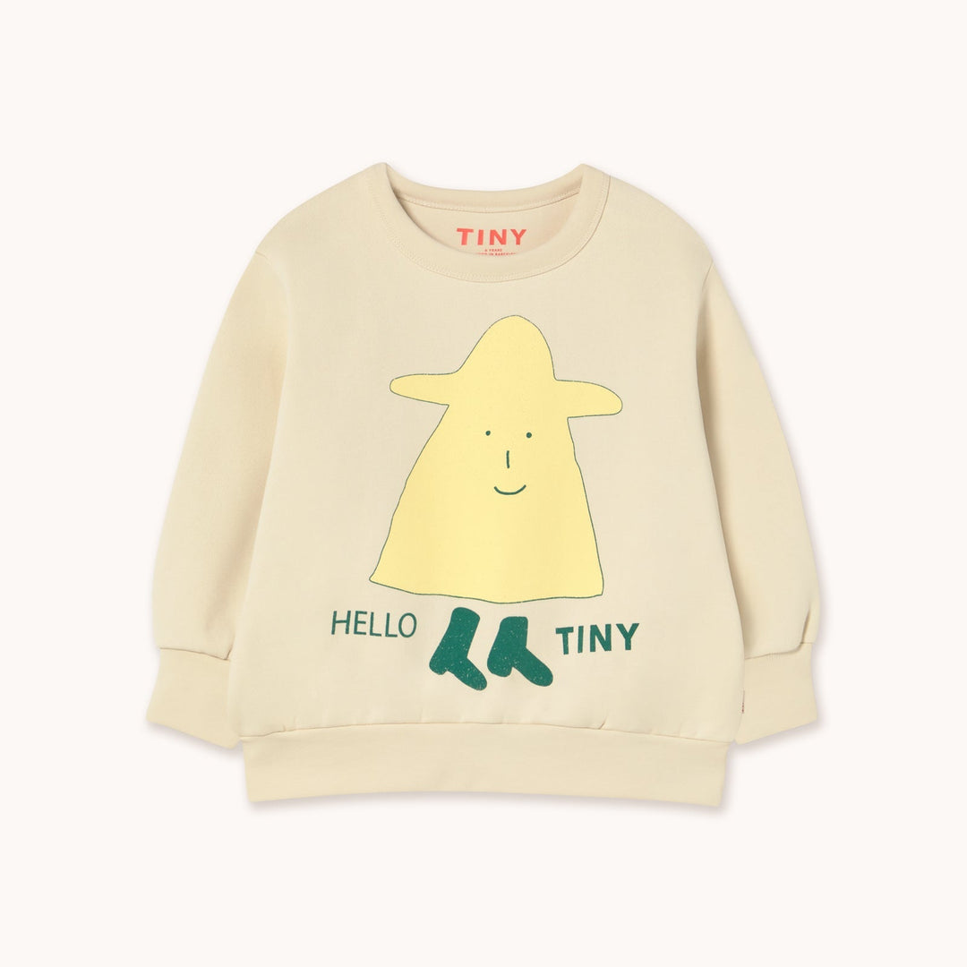 [TINYCOTTONS] Heelo Graphic Sweatshirt - Vanilla