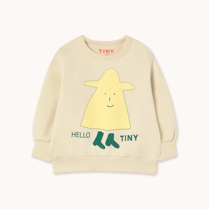 [TINYCOTTONS] Heelo Graphic Sweatshirt - Vanilla