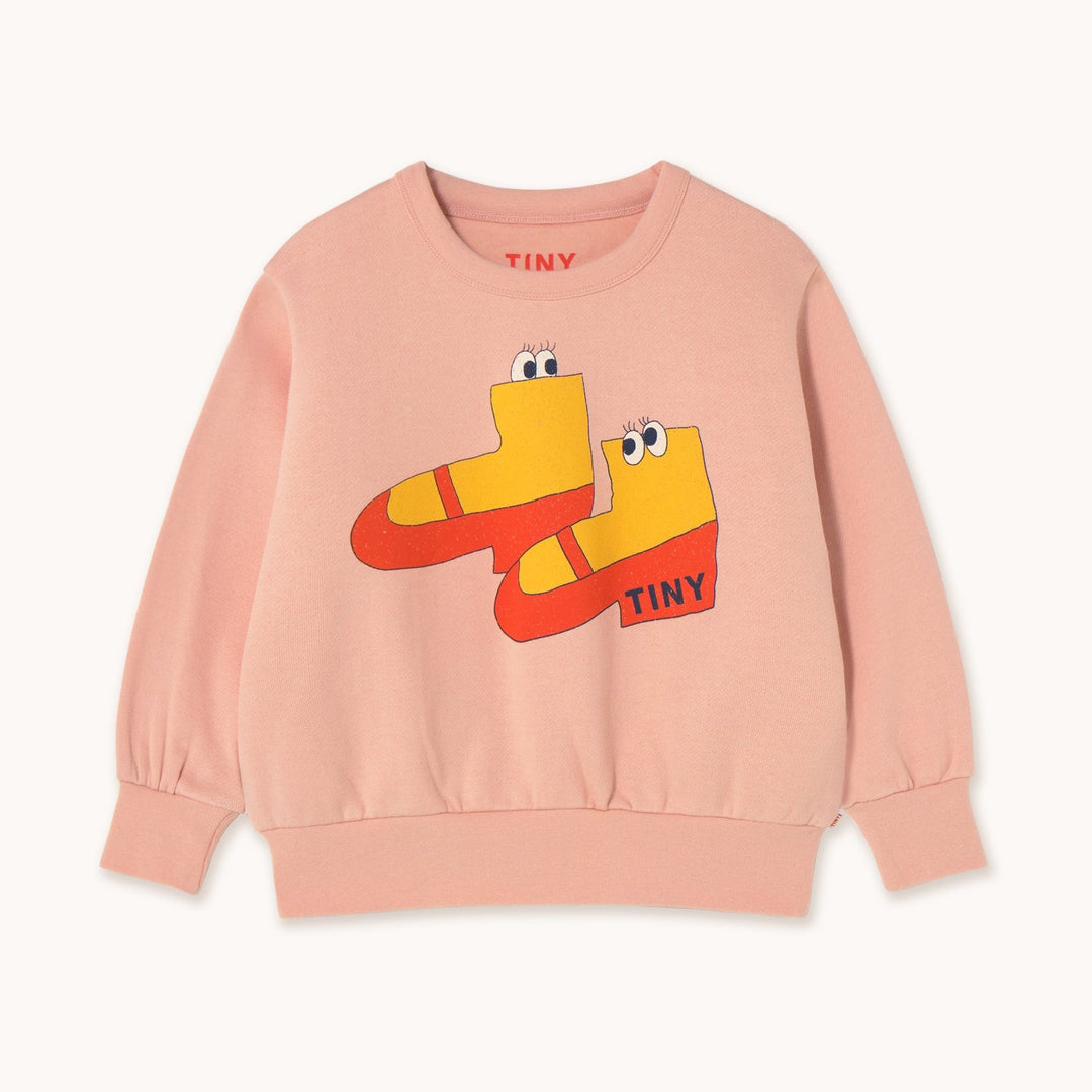 [TINYCOTTONS] Walk Graphic Sweatshirt - Wild Rose