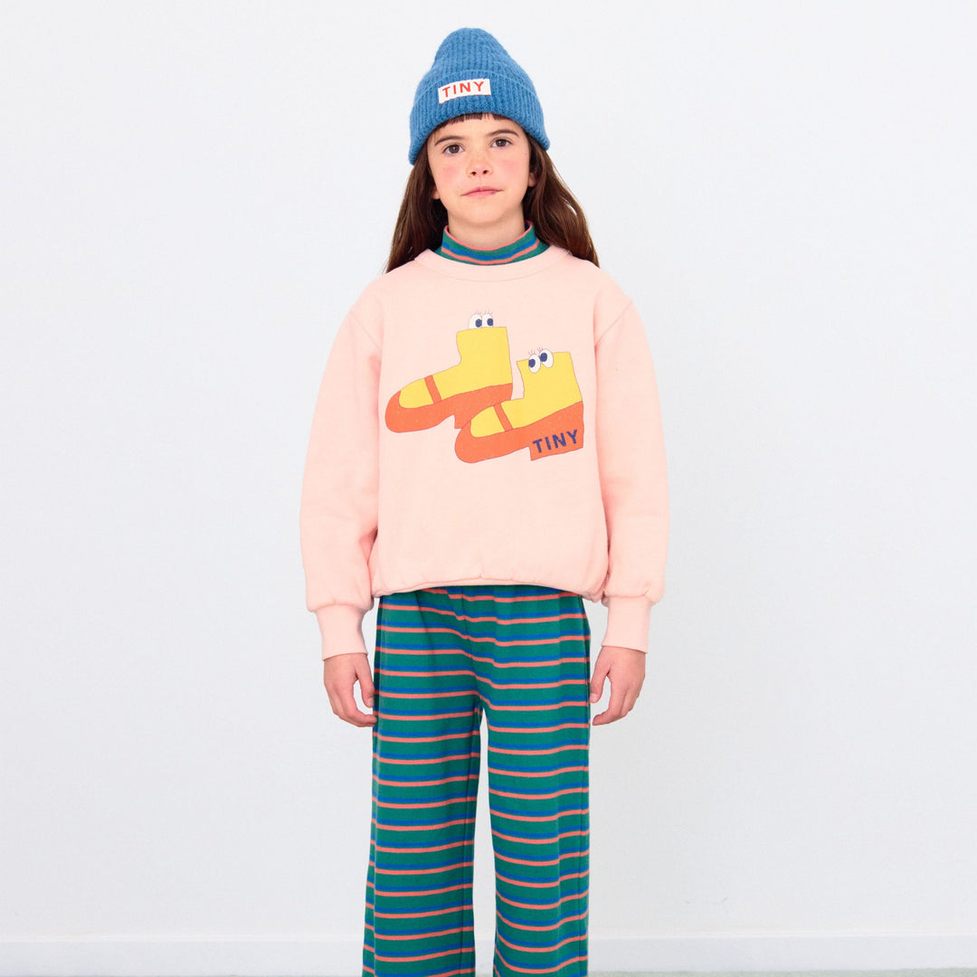 [TINYCOTTONS] Walk Graphic Sweatshirt - Wild Rose