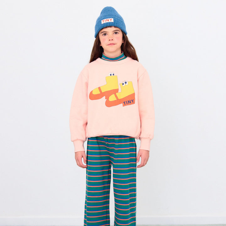 [TINYCOTTONS] Walk Graphic Sweatshirt - Wild Rose