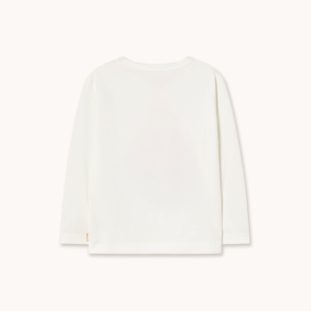 [Tinycottons] Beanie Graphic Sleeve Tee - Off White