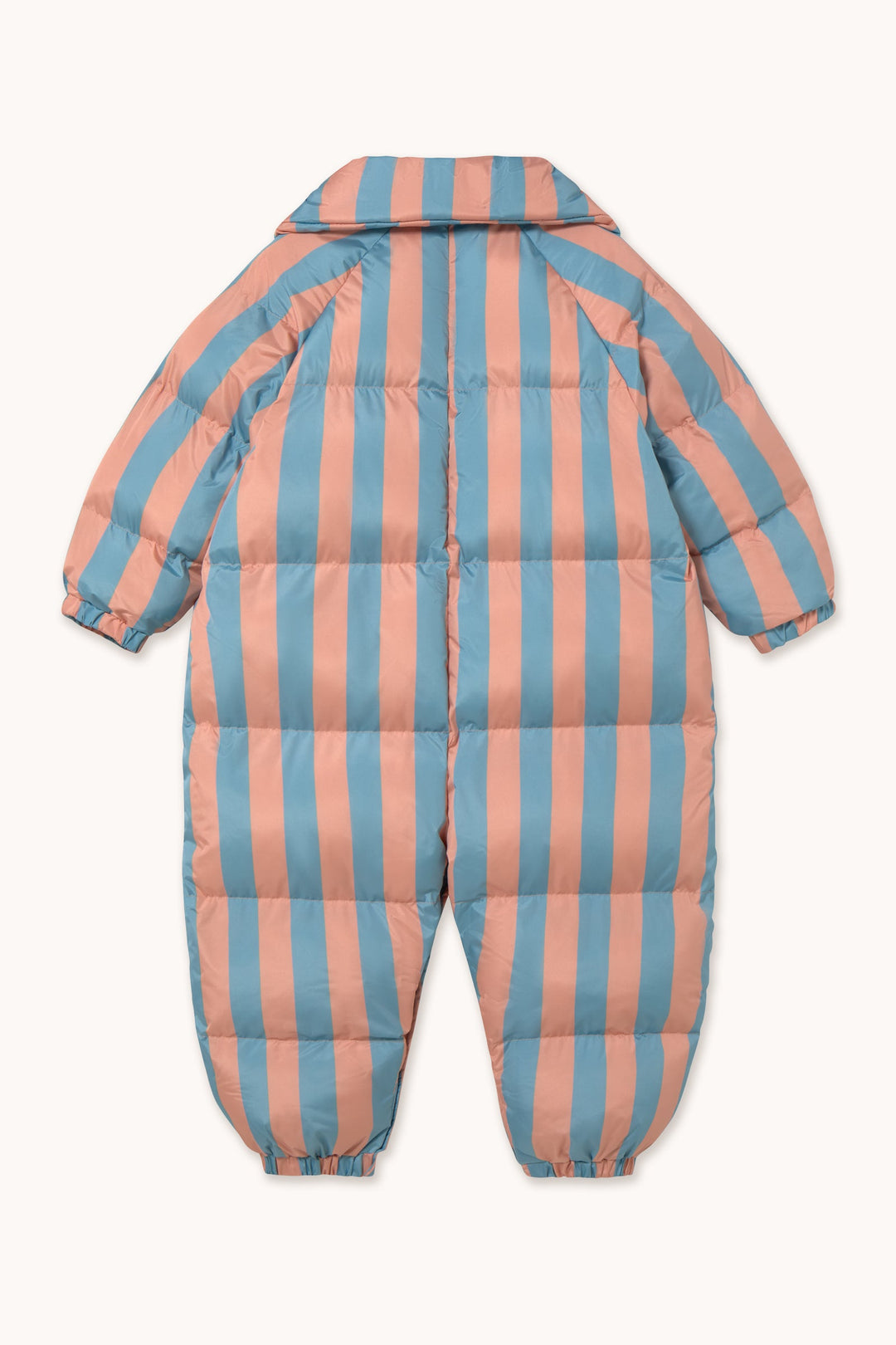 [TINYCOTTONS]Nude-Blue Stripes Padded Overall