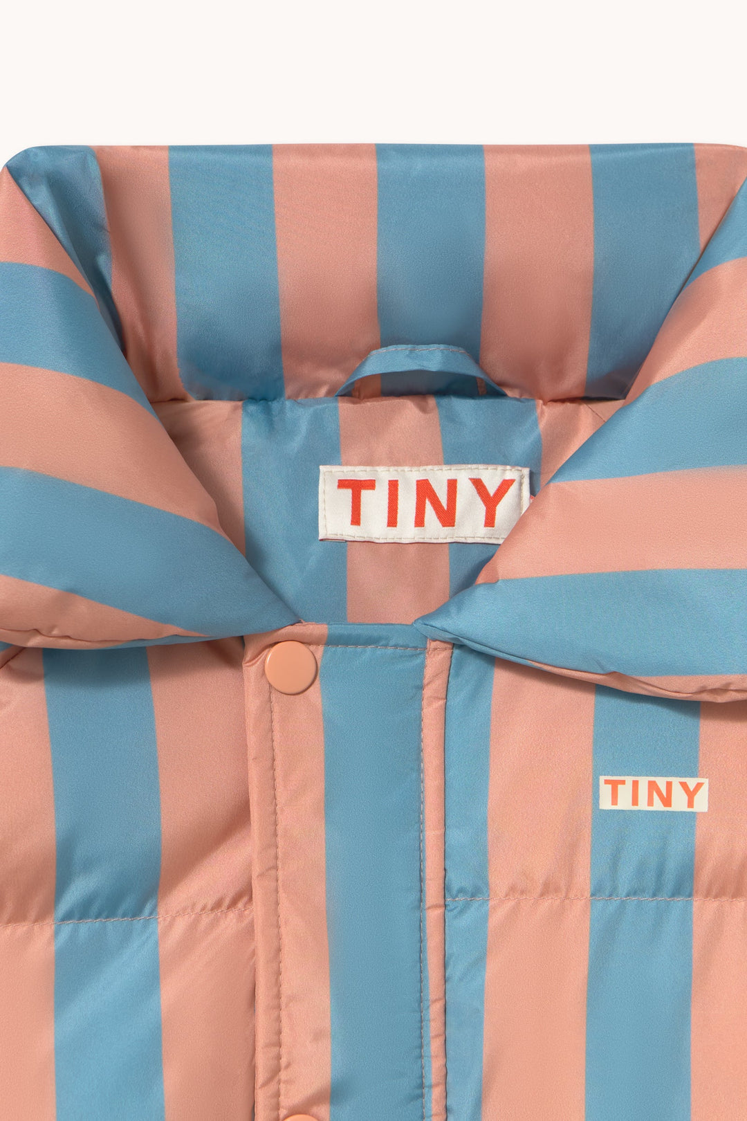 [TINYCOTTONS]Nude-Blue Stripes Padded Overall