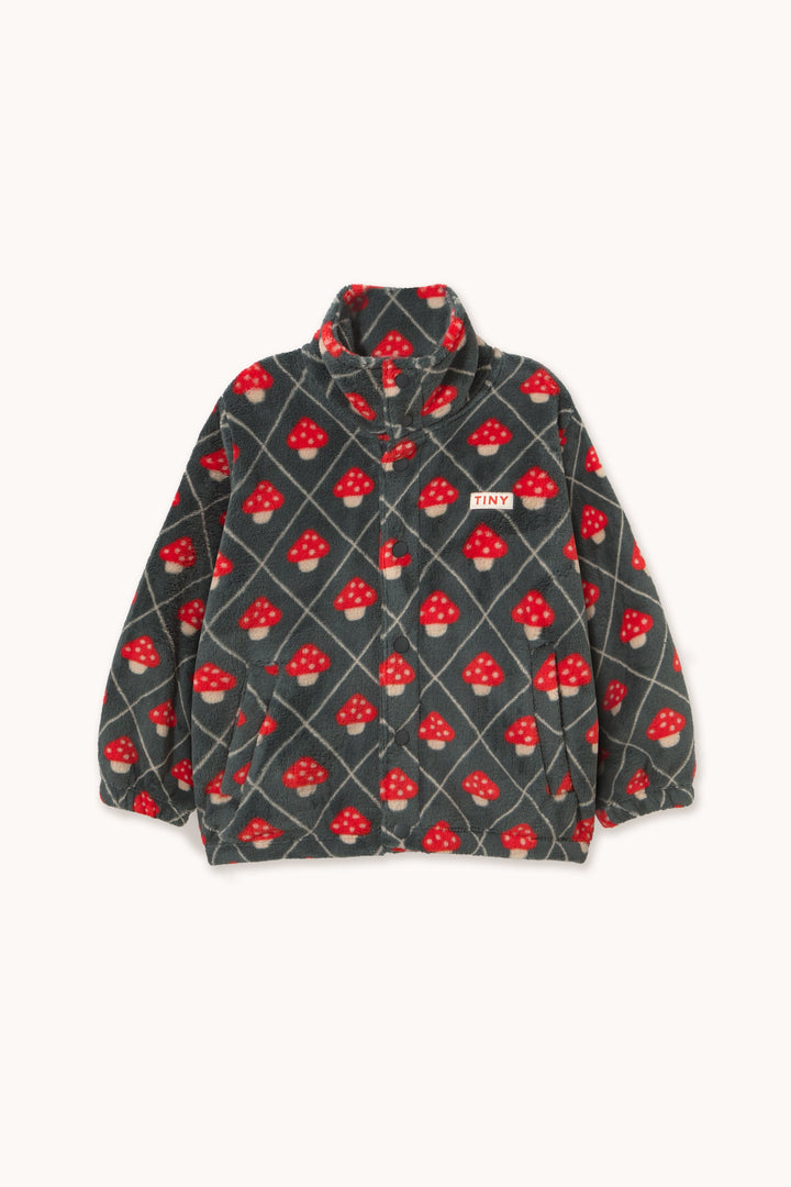 [TINYCOTTONS]Mushrooms Polar Jacket - Ink Blue