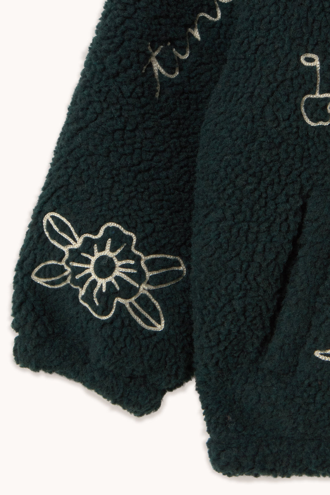 [TINYCOTTONS]Tiny Apples Sherpa Jacket - Ink Blue