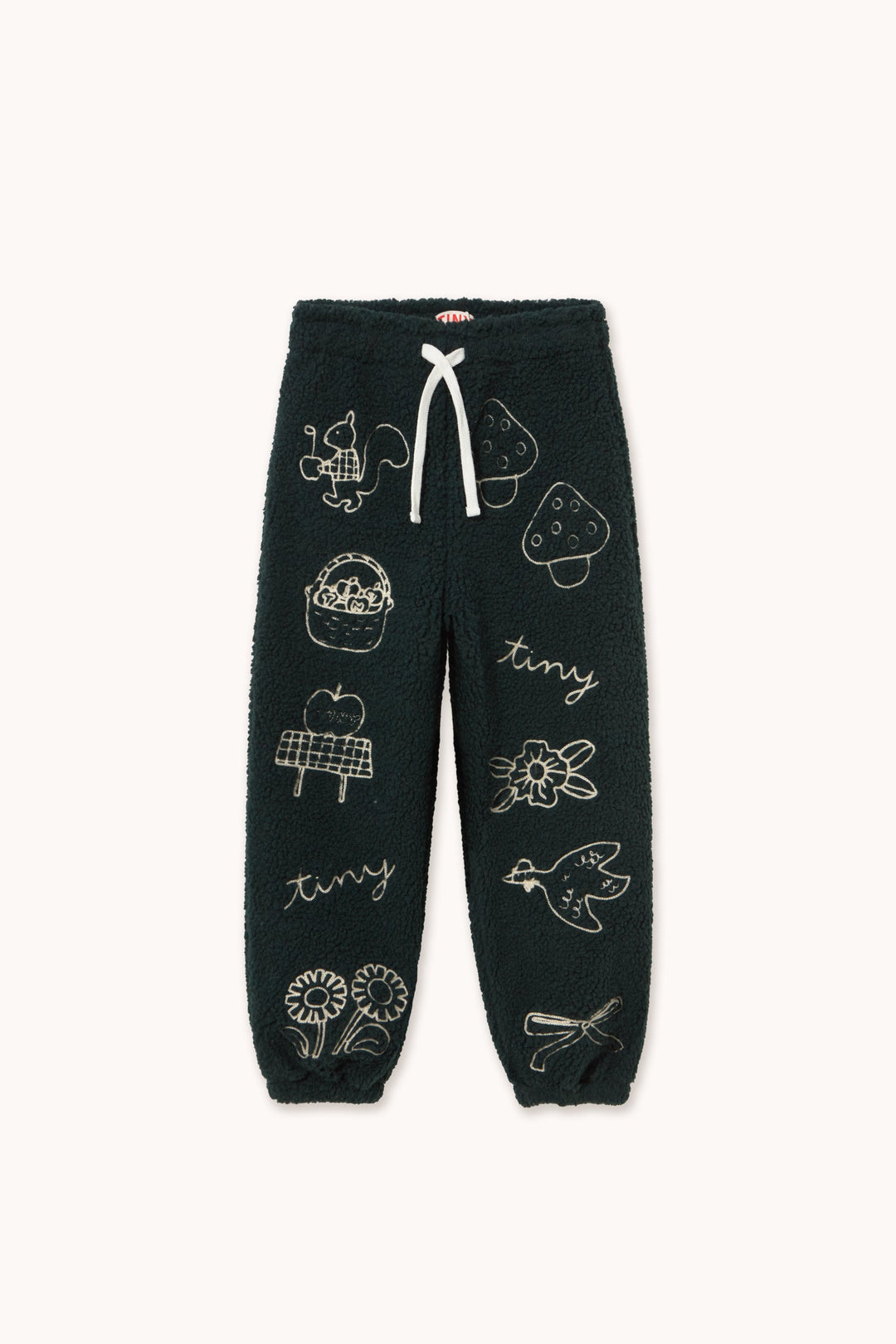 [TINYCOTTONS]Tiny Apples Sherpa Sweatpant - Ink Blue
