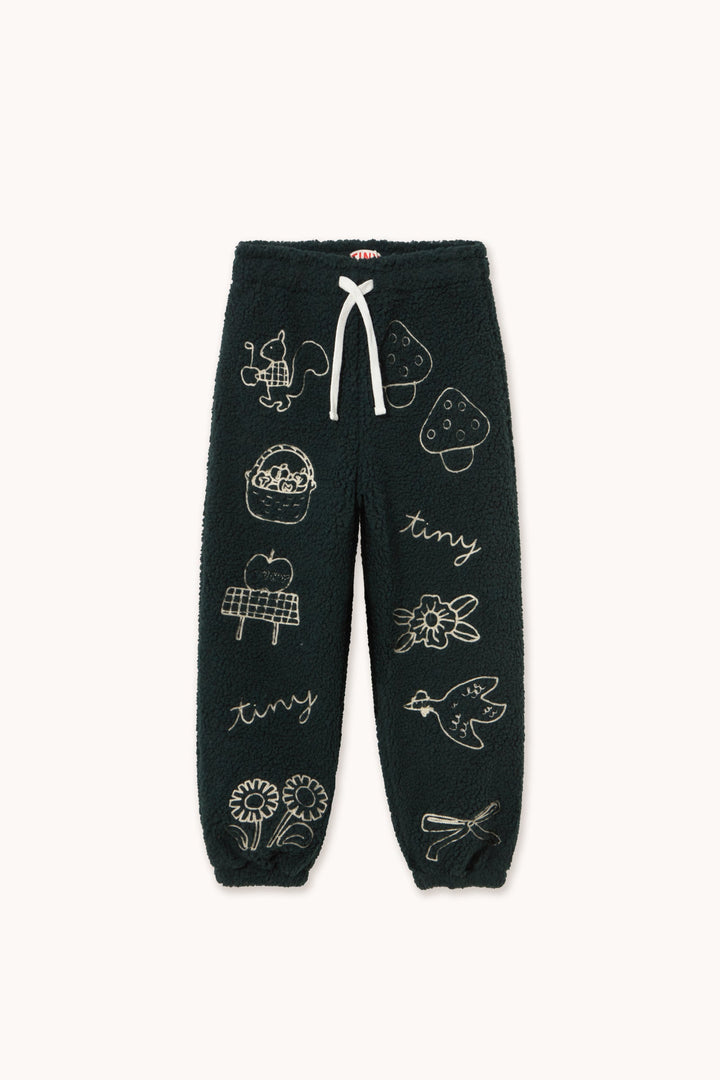 [TINYCOTTONS]Tiny Apples Sherpa Sweatpant - Ink Blue
