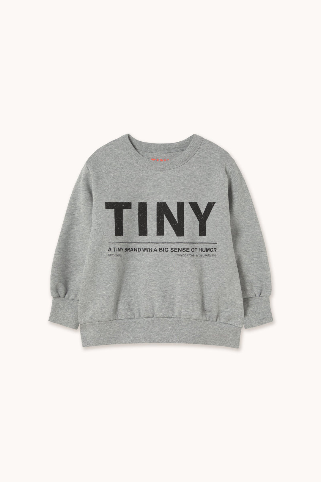 [Tinycottons]Tiny Logo Sweatshirt - Medium Grey Geather