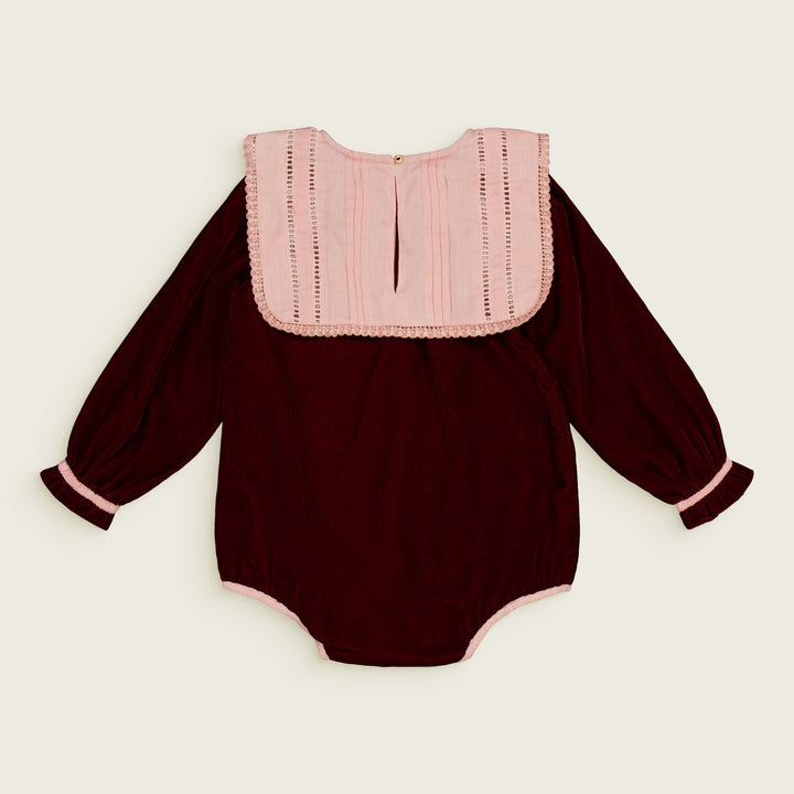 [Bachaa] Angel Romper - Burgundy