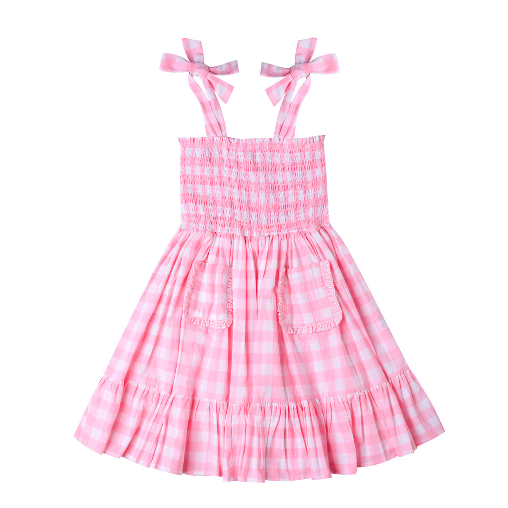 [Kidsagogo] Annika Dress Vichy - Camelia