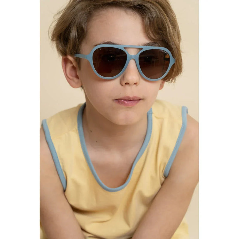 [Grech & Co.][3-8Y]Aviator Polarized Sunglasses - Desert Teal