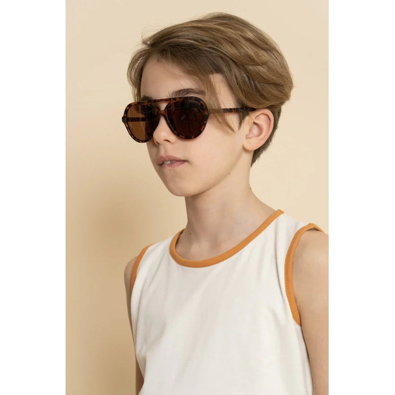 [Grech & Co.][3-8Y]Aviator Polarized Sunglasses - Tortoise