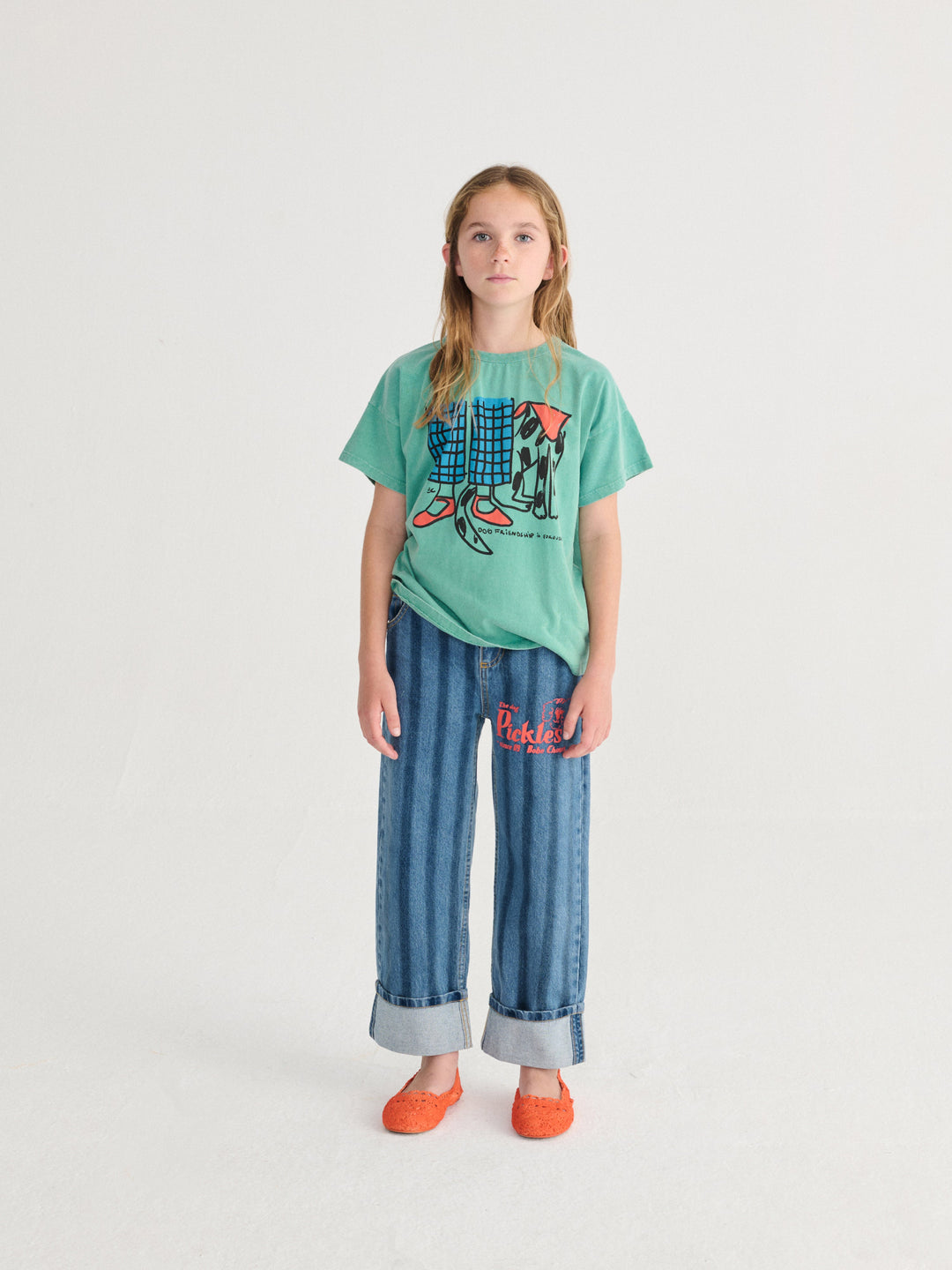 [ Bobo Choses] Dog Friendship T-shirt - Green