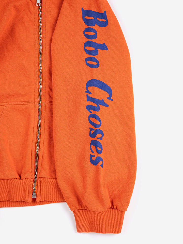 [ Bobo Choses] Zipped Hoodie - Orange