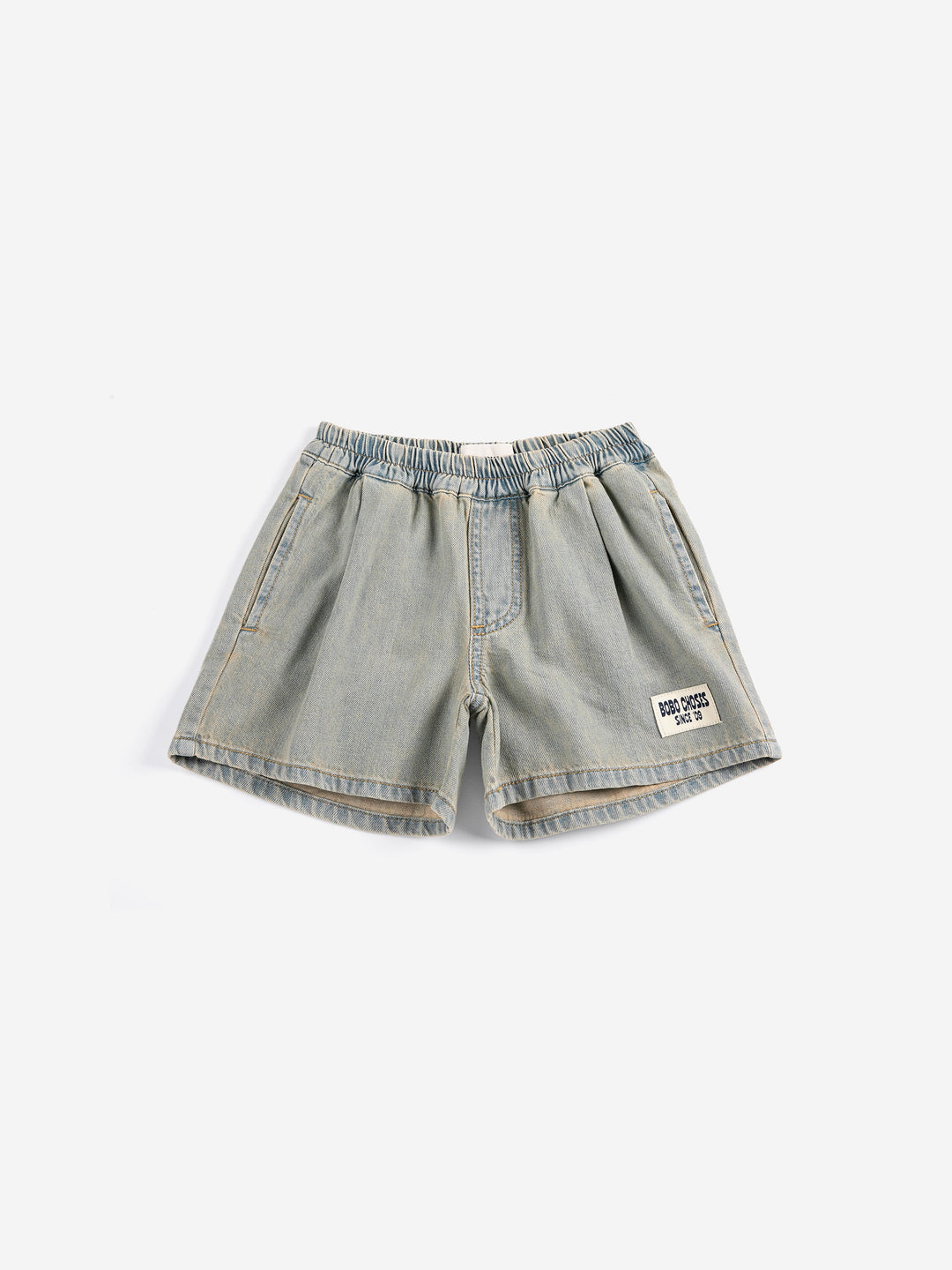 [ Bobo Choses] Since 09 Woven Bermuda Shorts - Prussian Blue