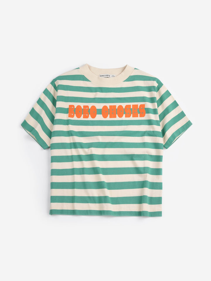 [Bobo Choses] Modern Striped T-shirt - Offwhite