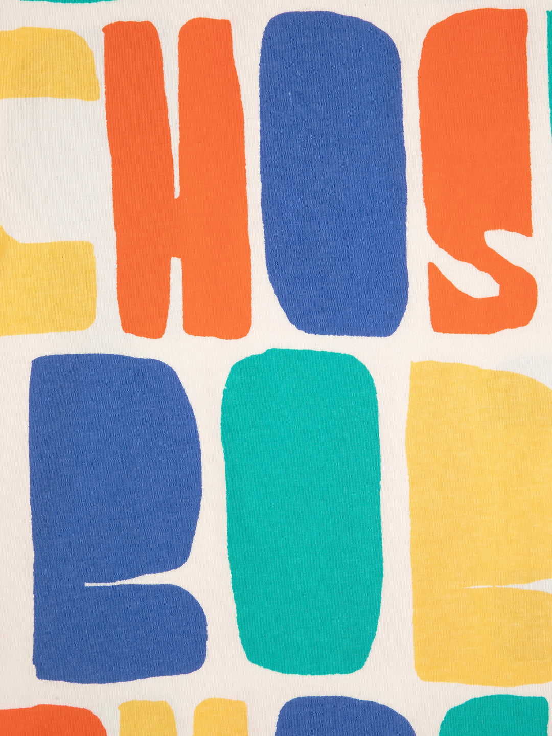 [Bobo Choses] Color All Over T-shirt - Offwhite