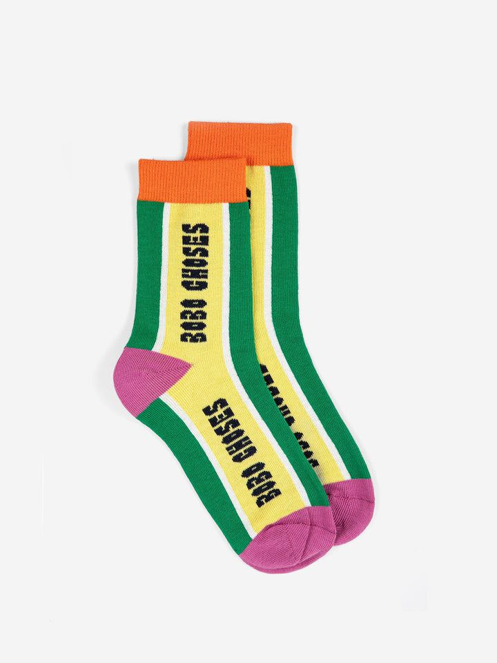 [ Bobo Choses] Short Socks Pack ☓2 - Multicolor