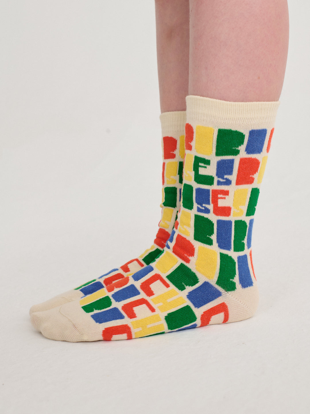 [ Bobo Choses] Color All Over Long Socks - Multicolor