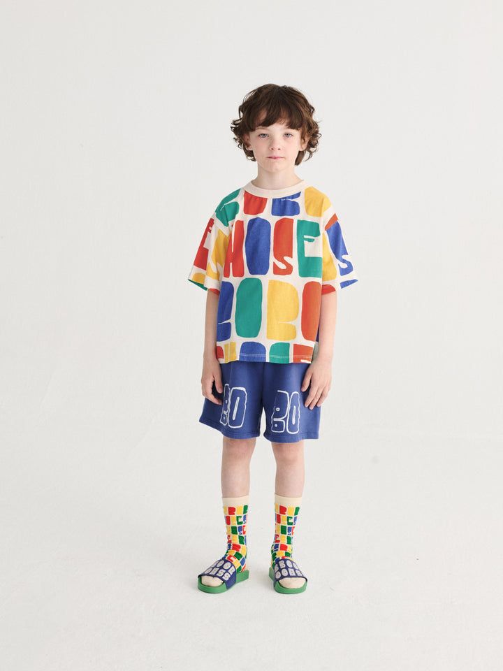 [Bobo Choses] Color All Over T-shirt - Offwhite