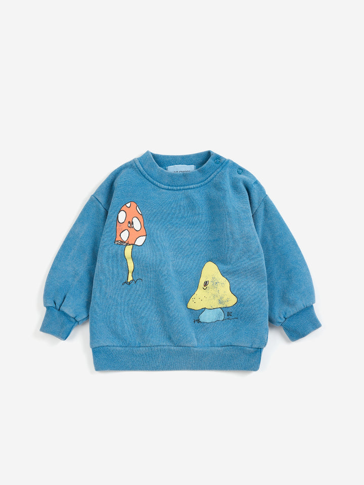 [Bobo Choses]Mush Monster Duo sweatshirt-Blue