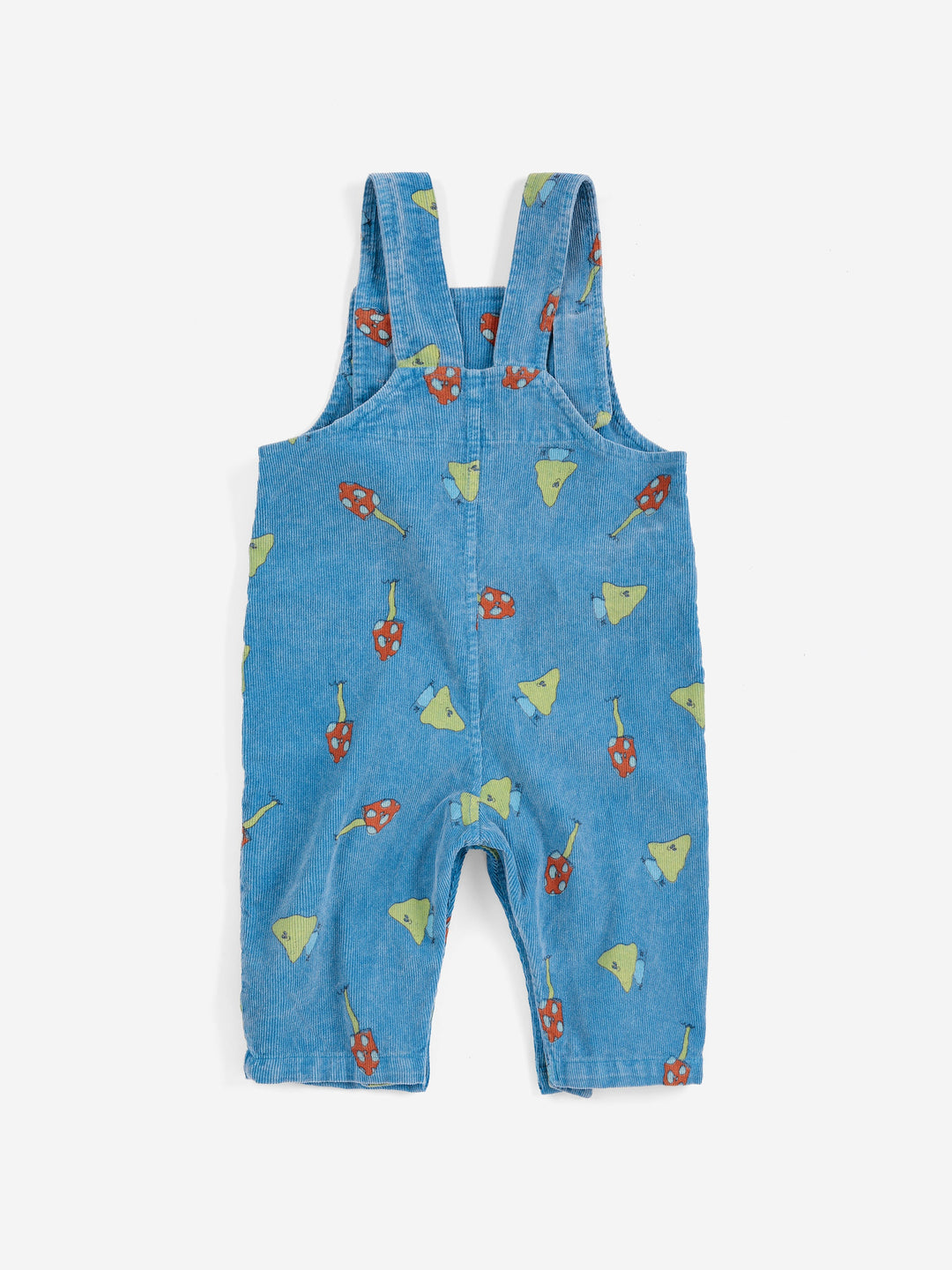 [Bobo Choses]Mush Monster Duo all over corduroy overall-Blue