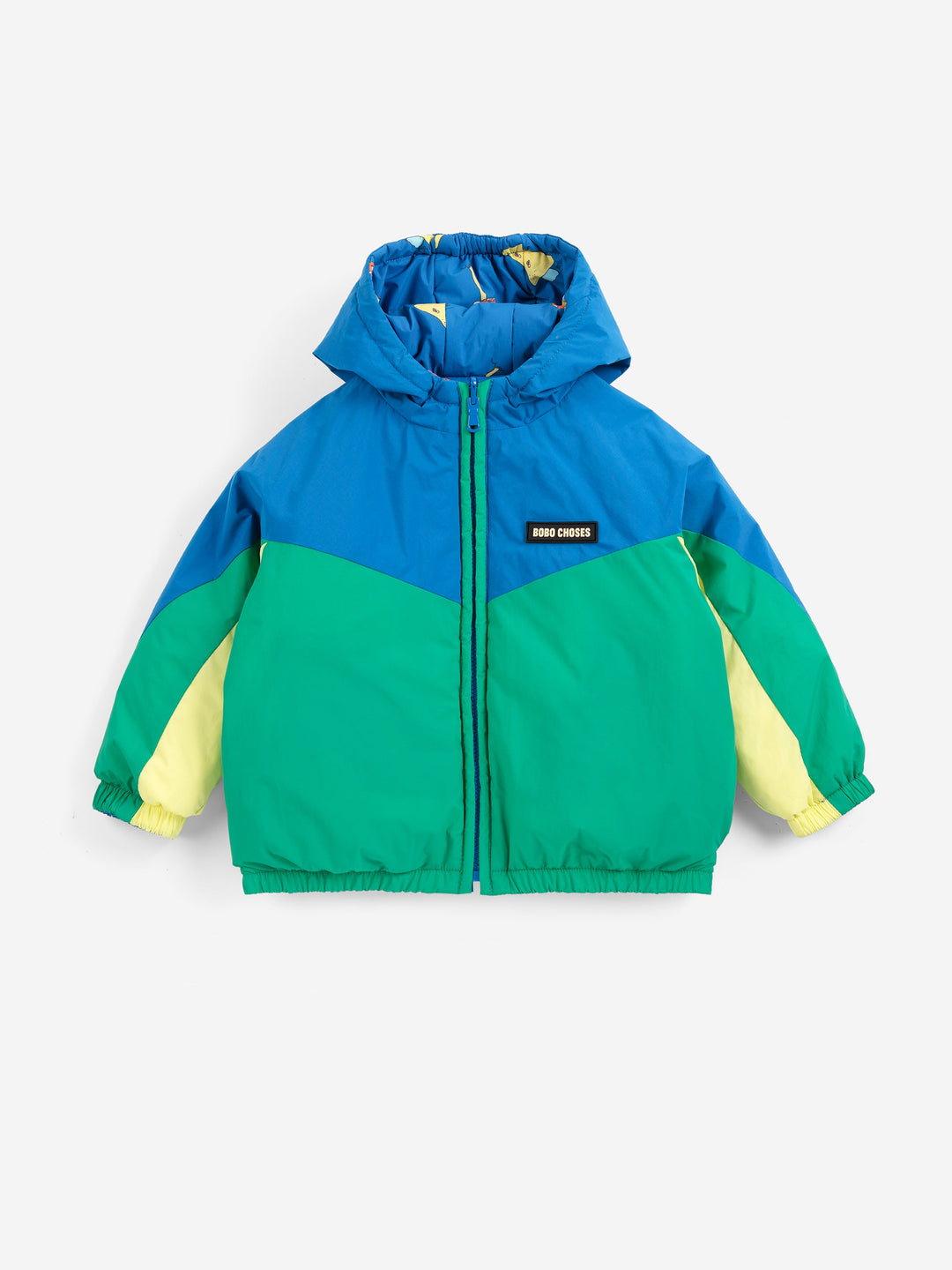 [Bobo Choses]Mush Monster Duo all over reversible anorak-Blue