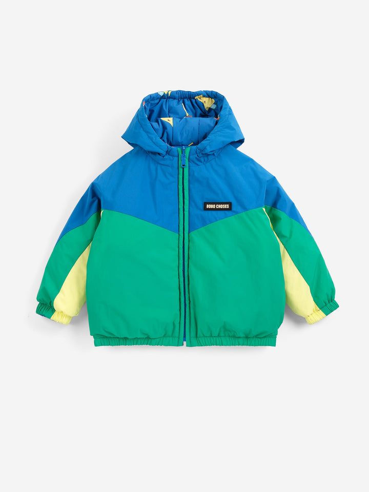 [Bobo Choses]Mush Monster Duo all over reversible anorak-Blue