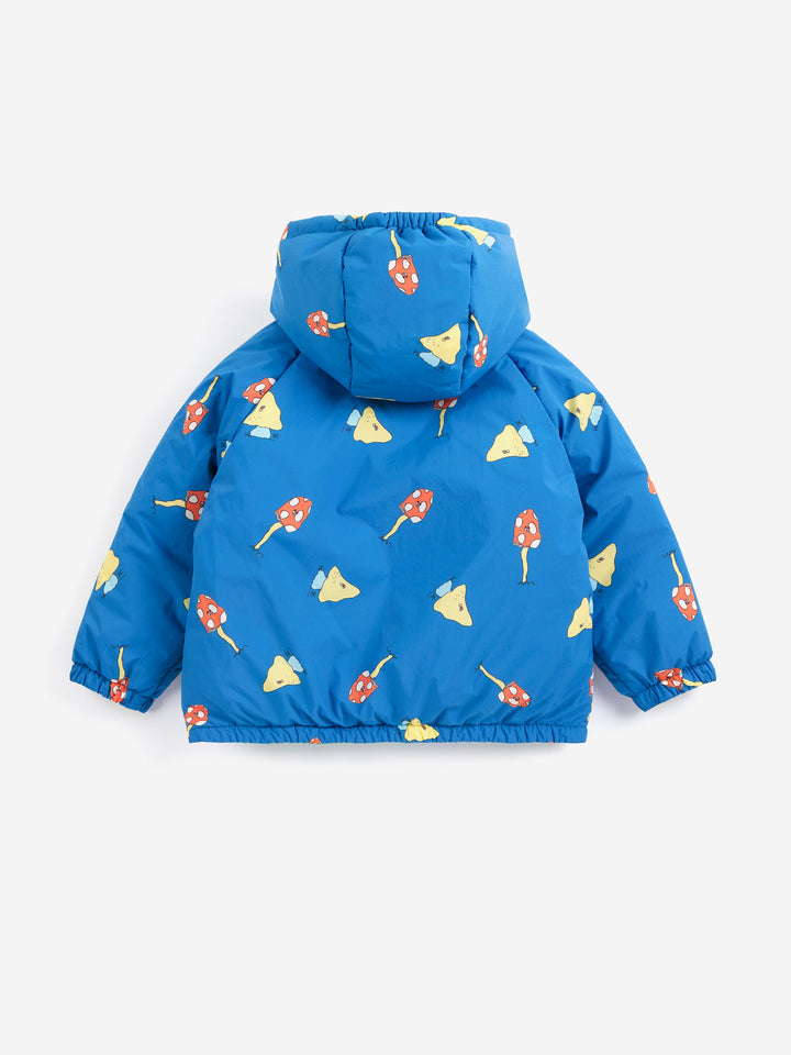 [Bobo Choses]Mush Monster Duo all over reversible anorak-Blue