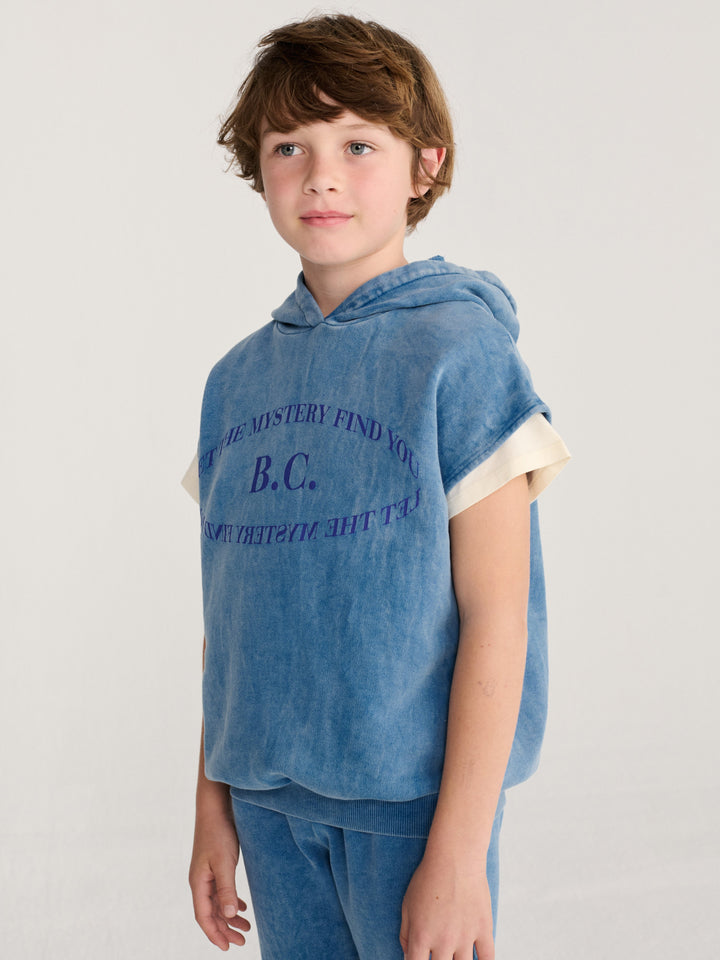 [Bobo Choses]Mystery BC sleeveless hoodie-Blue