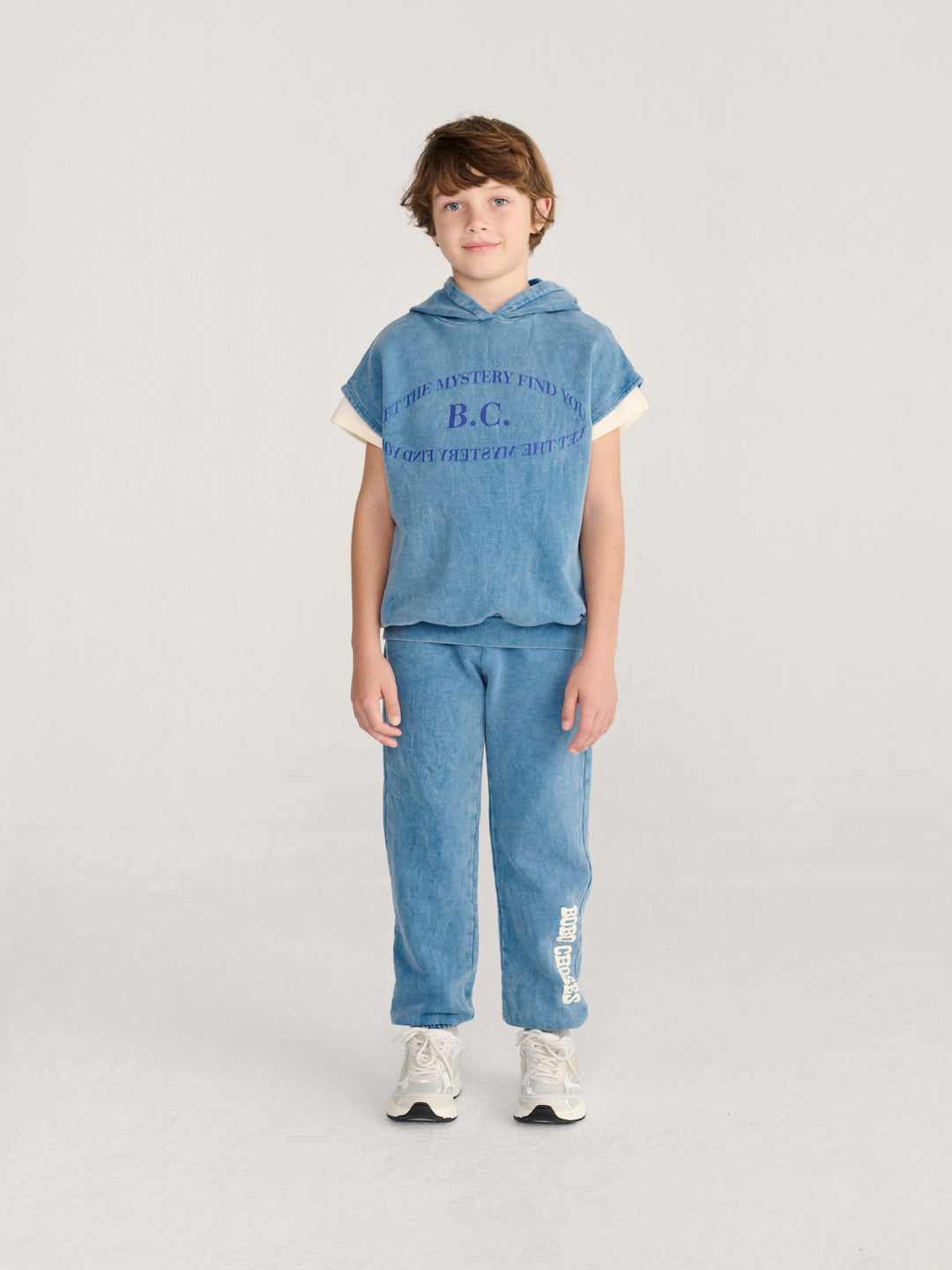 [Bobo Choses]Mystery BC sleeveless hoodie-Blue