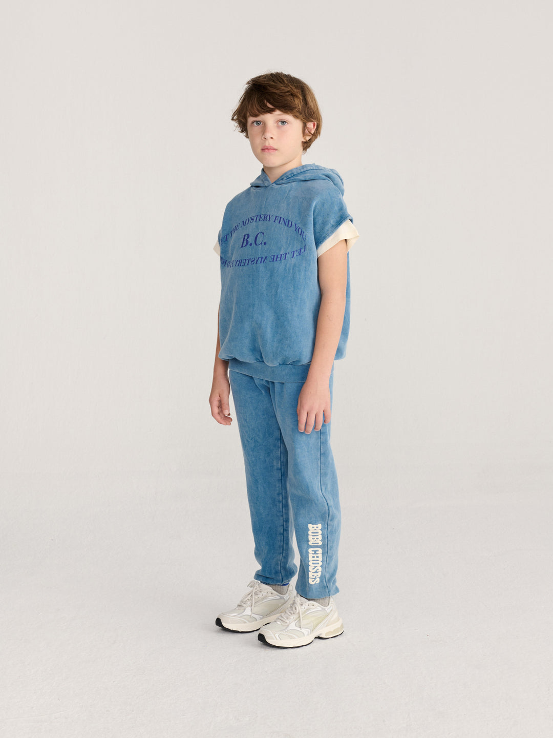 [Bobo Choses]Mystery BC sleeveless hoodie-Blue