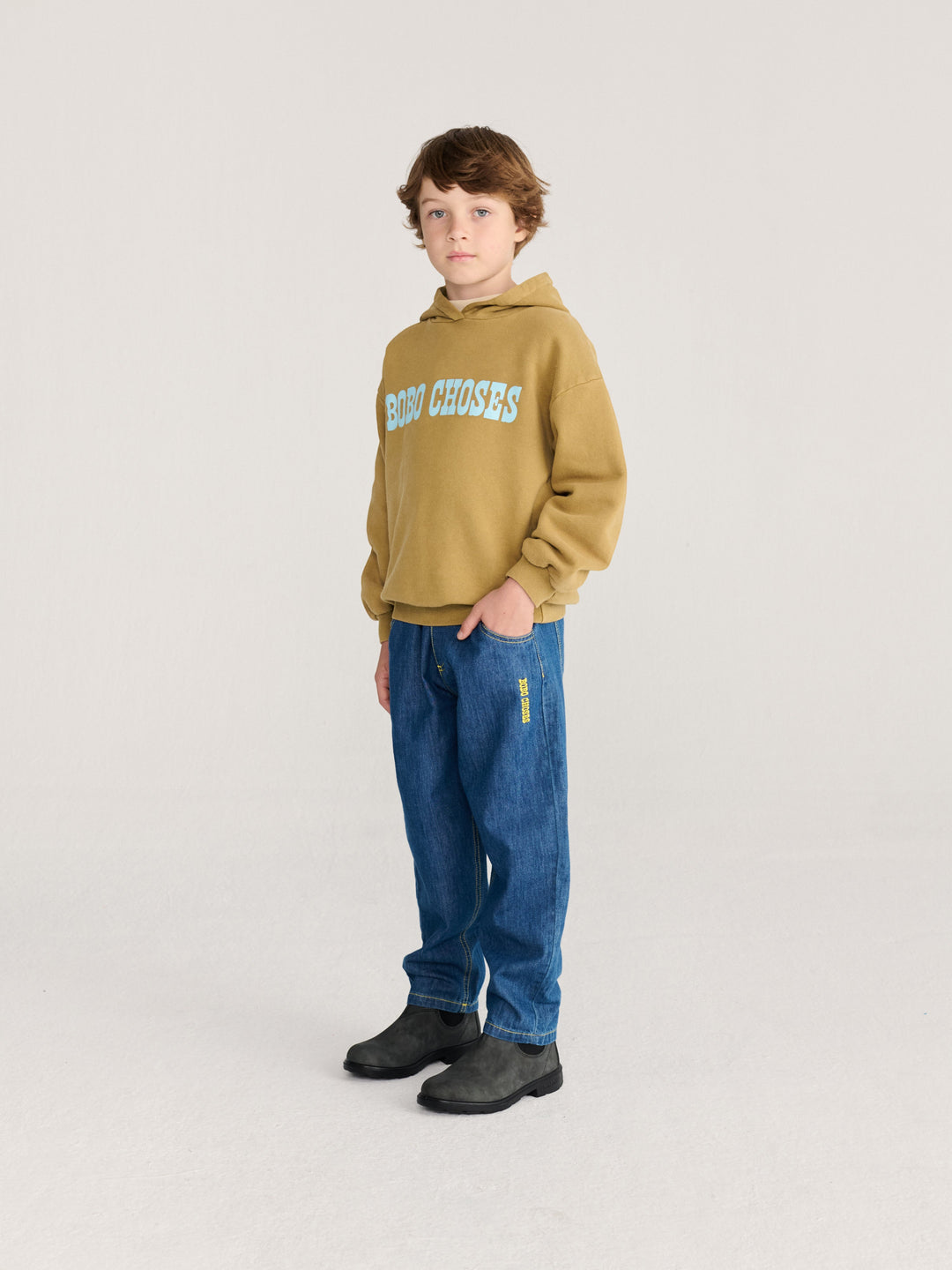 [Bobo Choses]Bobo Choses Pop Hoodie - Khaki