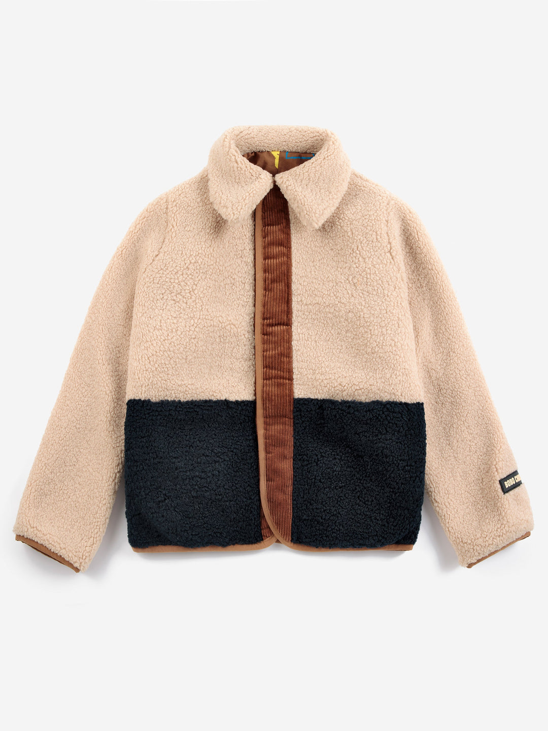 [Bobo Choses]Pixel Abduction all over reversible jacket - Brown