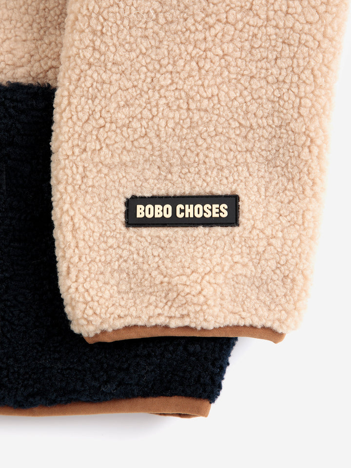 [Bobo Choses]Pixel Abduction all over reversible jacket - Brown